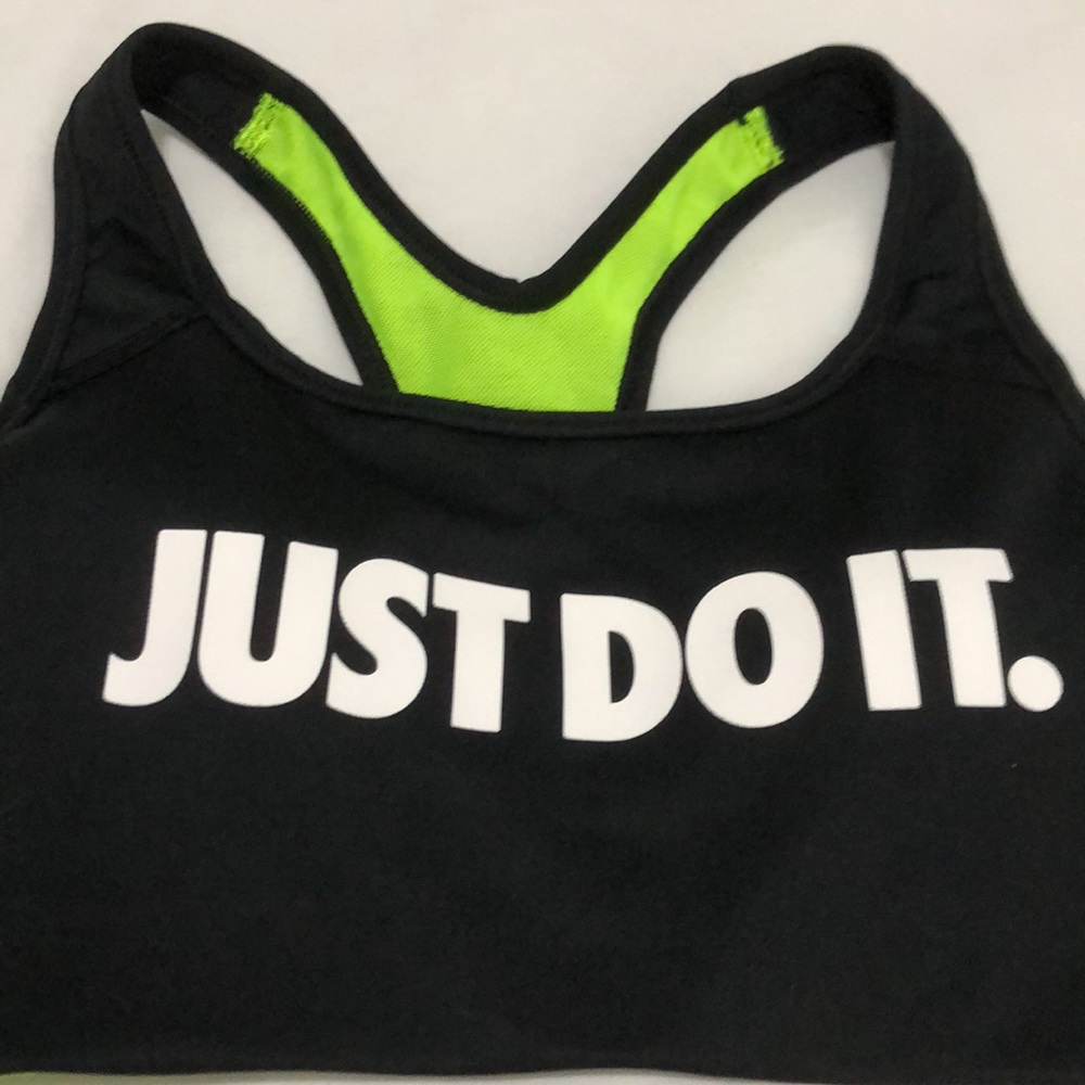 Nike Womens Pro Classic Just Do It Sports Bra Womens Size XS - Picture 2 of 10